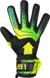 Reusch Attrakt AB1 Silver Junior 5562264 7052 schwarz gelb front